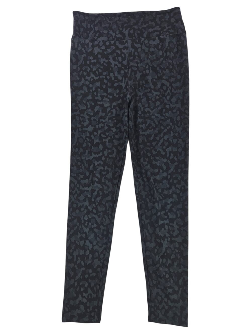 Simple Addiction | Black & Grey Cheetah Print Leggings | Size S/M